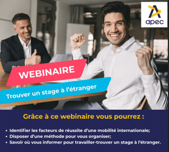 Webinaire « Trouver un stage à l’étranger »
