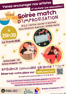 Soirée Représentation Match d'Improvisation.